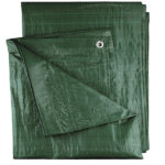 100gsmGreenTarpaulinSheets WaterproofLightweightTarpaulins