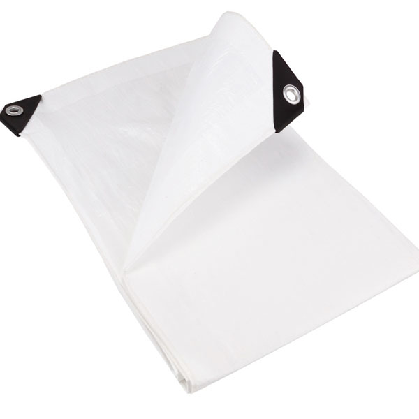 110GSMStandardWhiteTarpaulinsLightweightWaterprooftarps