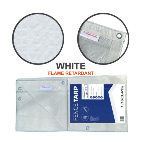 140gsmFlameRetardantFenceTarpSafetySiteBarrier