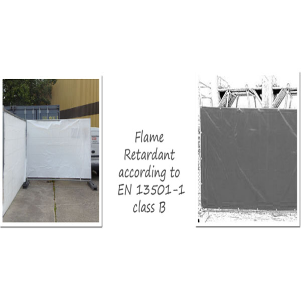 140gsmFlameRetardantFenceTarpSafetySiteBarrier