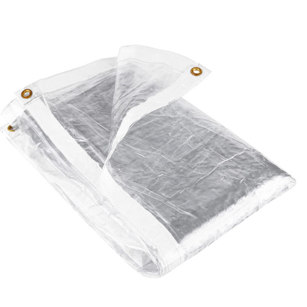 310GSMGlassClearPVCTarpaulinSheetsClearWaterproofTransparentTarpaulin