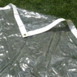 GlassClearTarpaulin320GSMHeavyDutyTransparentPVCTarp