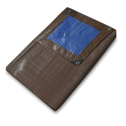 185GSMBrown &BlueTarpaulinSheetsHeavyDutyWaterproofTarpaulin