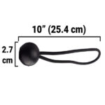 BlackBungeeBallTarpaulin10INCH25cm