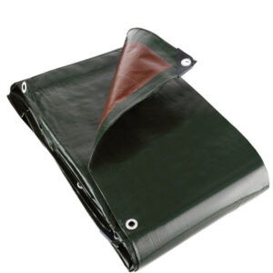 HeavyWeightGreenBrownTarpaulins 250gsmHeavyDutyTarps