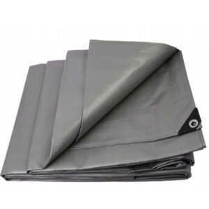 HeavyWeightGreyTarpaulin200gsmShrinkproofTarpaulins