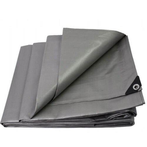 HeavyWeightGreyTarpaulin200gsmShrinkproofTarpaulins