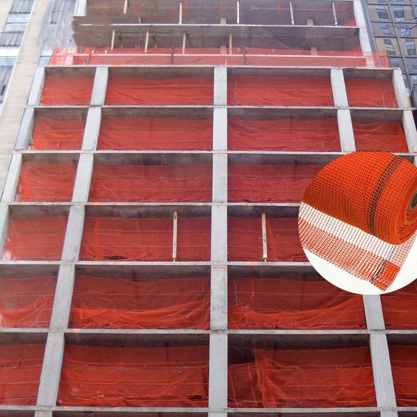 Red Debris Netting - 60gsm Flame Retardant Netting Red Debris Netting - 60gsm Flame Retardant Netting